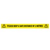 Triplast 'Please Keep A Safe Distance of 2 Metres' Warning