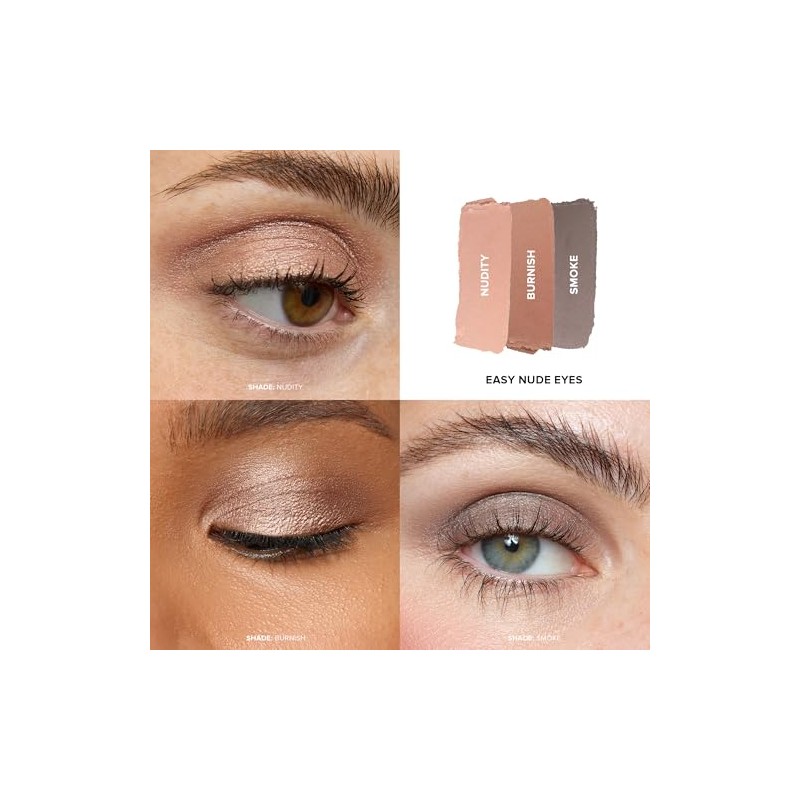 Nudestix Mini Nude Metallic Eye Kit – 3-Piece Cream Eyeshadow