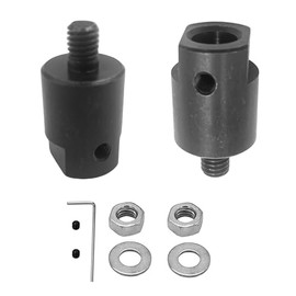 2 Set Motor Shaft Coupling,M6 8mm Axle Motor Shaft Coupler Sleeve Saw Blade Coupling Saw Chuck Adapter
