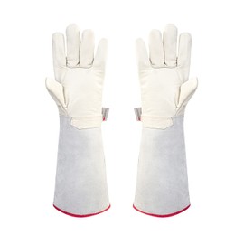 egowz 17.7"/45cm Long Cryogenic Gloves LN2 Liquid Nitrogen Protective Gloves (17.7" L,6.2" W)(1 pair)