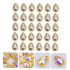 Healvian 90pcs Crystals Nail Decals Gems for Crafting Elegant Rhinestone
