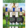 3 Way Hose Splitter Heavy Duty, Garden Hose Splitter with
