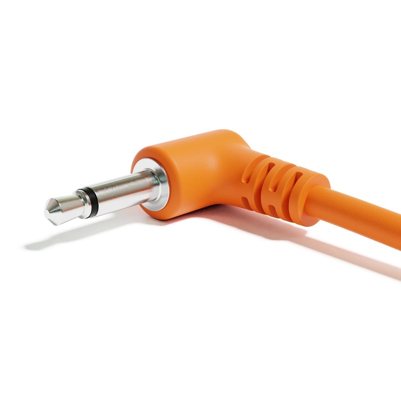 ExcelValley - Right Angle Mono Modular Patch Cables TS 3.5mm