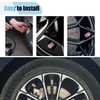KITUREK 4PCS Crown Car Tire Valve Stem Caps, Crystal Rhinestone,