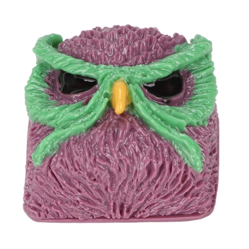 Custom Keycap Hand Carved Owl Pattern OEM R4 Gaming Resin
