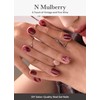 ohora (N Mulberry) Semi-Cured Gel Nail Strips - Works with