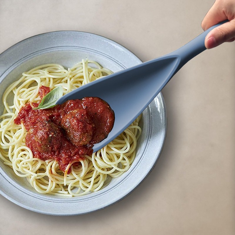 Silicone Spatula Spoon, Great for Both Cooking and Serving Durable