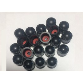 Unbranded TIRE STEM COVERS UNIVERSAL CAPS W/ RED RUBBER RING VALVE $1 SALE 50 IMPERFECT