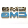 GMC 2019-2024 Front & Rear Emblem Chrome Black GMC Fit