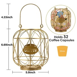 Dunlea Getränkehalter K Cup, kompatibel mit 32 K Getränkehalter für Kaffeebohnen, Home Office Kitchen Bar