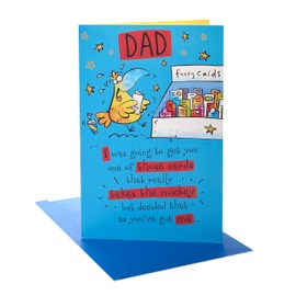 UK Greetings | Birthday Card for Dad | Happy Birthday Gifts | Him, Boys, Men | Funny Joke Design | With Envelope | 155 x 235 mm