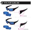 PapaViva Replacement Lenses for Oakley Gascan OO9014 60mm Sunglass Solid