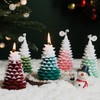 ZAKVOOR 3D Large Christmas Tree Shape Candle Mold for Candle