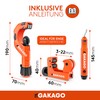 Gakago Pipe Cutter Set 3-50 mm with Deburring – Versatile