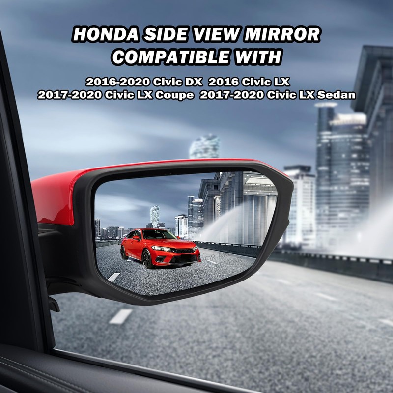 MOFOAP Passenger Side Mirror Compatible With 2016 2017 2018 2019