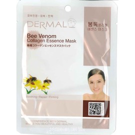 Dermal (da-maru) Bees, potions (Face Pack) Honeycomb, potions Sheet Mask 10 Pieces