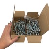 (Pack of 40) Zinc Plated Steel, Hex Head Self Drilling