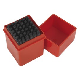 Sealey Ak8296 Letter & Number Punch Set 36Pc 2.5Mm