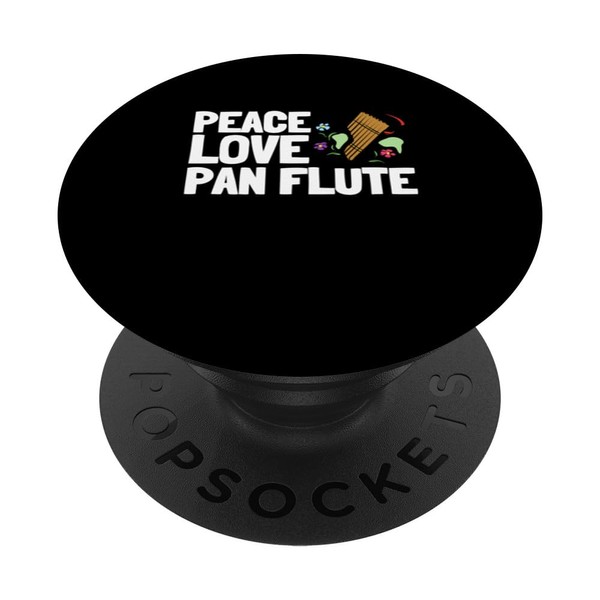 Pan Pipe Instrument Peru Wooden Pan Flute PopSockets Standard PopGrip