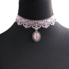 Ximerinf Pink Lace Choker Necklace Set, 10 Pieces, Zinc, No