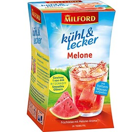 Milford cool & delicious WATERMELON ICE TEA 3 x 20 tea bags/50g