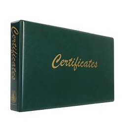 Family History Certificate Binder (Green)