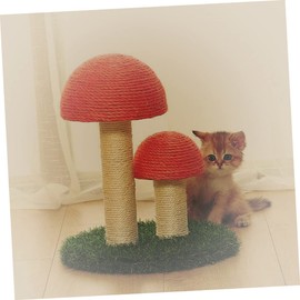 SUPVOX Vertical Kitten Scratching Post Reusable Tunnels Decorative Cat Scratcher for Indoor