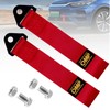 Pack of 2 Car Bumper Tow Loop, High-Strength Nylon Tow