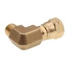 METER STAR 1/4 inch left-hand thread gas connection fitting, 90
