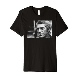Actor Steve McQueen The Great Escape 1969 Premium T-Shirt