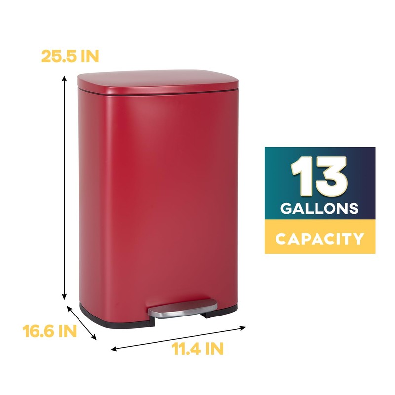 FDW Kitchen Trash Can with Lid for Office Bedroom Bathroom