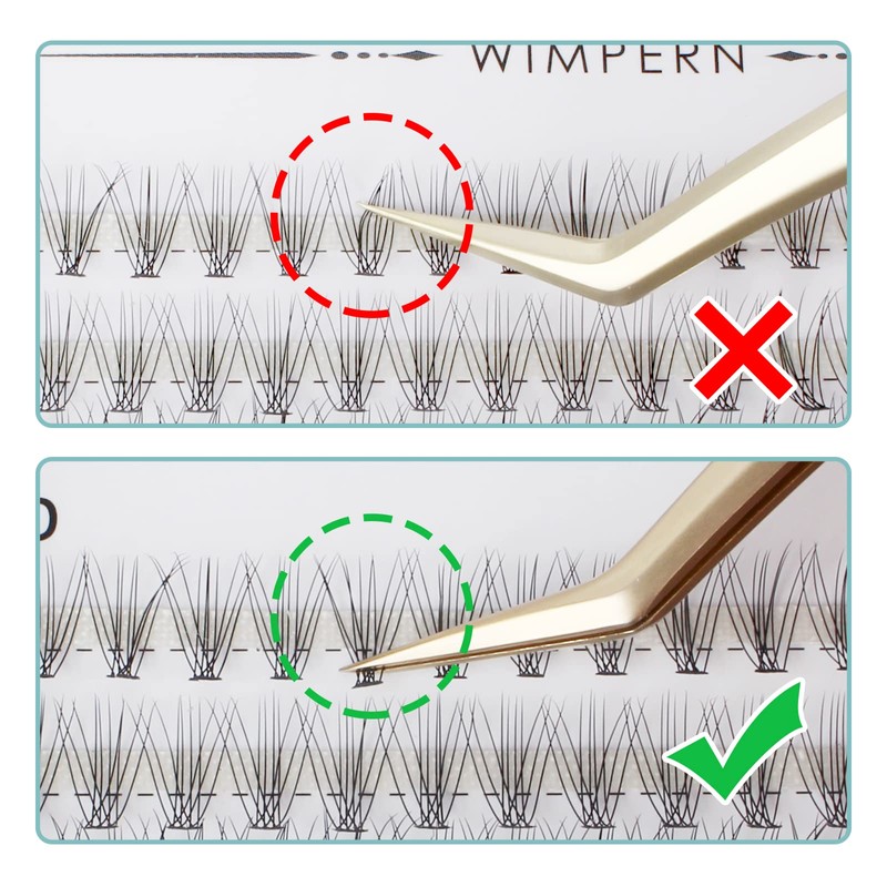 Oreola Cluster Lashes Extensions 10D 20D Individual Eyelashes 0.1D Curl
