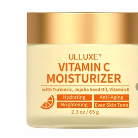 Vitamin C Turmeric Face Moisturizer – Brightening & Anti Aging Face Cream for Dark Spots, Wrinkles & Uneven Tone – Glowing Skin Care Hydrating with Niacinamide & Squalane for All Skin Types, 2.3 Oz