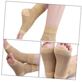 WOONEKY Breathable Elastic Compression Socks for Women Men Ankle Support for Sports Plantar Relief S/M