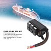 12V Fuse and Relay Box Kit 6Pcs 4 Pin Relays