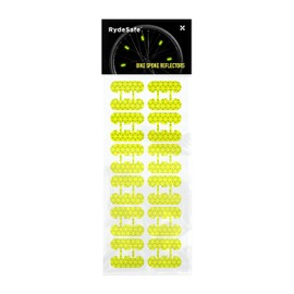 Bike Spoke Reflector Kit - Squircle - Fluorescent Yellow