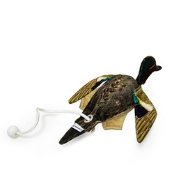 The Original Clone® Realistic Game Bird Dog Training Dummy - Canvas Dummy with HD Feather Print for Gundog & Puppy Training - Dog Hunting Equipment (Teal Dead Bird Dummy)