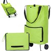 Carrito de Compras Plegable, Carrito de Mandado con Ruedas Bolsa