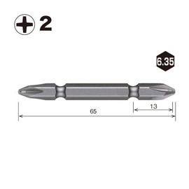 Vessel JA142065 Double-Ended Bit Jaws + 2 x 65
