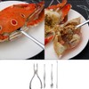 Set of 4 Stainless Steel Seafood Tool, Lobster Crab Cracker,