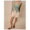 SHENHE Women's Ribbed Sweater Vest Split Hem Gold Metal V