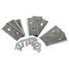 vhbw 9 x Replacement Blades Compatible with Kress Mission KR133E,