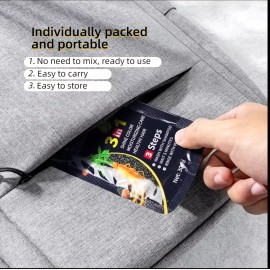 Meidu 10PCs MEIDU Black Hair Dye Shampoo 3in1 Hair Dye Shampoo for Women and Men Gr