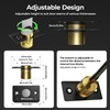 Tonitrui Silent Ball Catch, Adjustable Strong Magnet Door Catch，Using Noise
