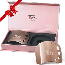 SYOKAMI Stainless Steel Finger guards for cutting food, Finger Protectors for Slicing als Anniversary Gift for Couple, Women or Mom with Gift Box Rose Gold