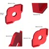 Milling template, AMTOVL 2 pieces milling template router semicircular corner