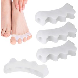 Toe Separator (2 Pair) – Toe Spacers for Bunions, Hammer Toes, and Overlapping Toes，Bunion Corrector for Women/Men
