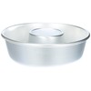 Agnelli Pentole COAL3724 Donutform mit Rohr, aus Aluminium, Silber, 24