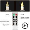 Kithouse Set of 12 Flameless Candles-Window Candles-LED Battery Operated Candles,with