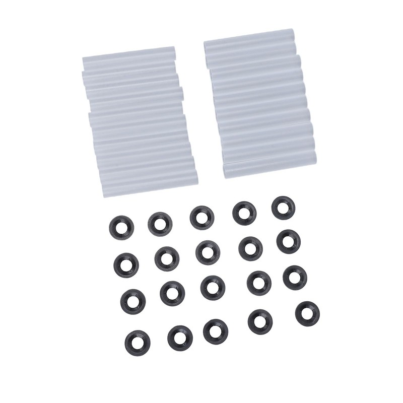 Garage Door Hinge Quiet Roller Sleeves 20Sets, 11mm ID 80mm